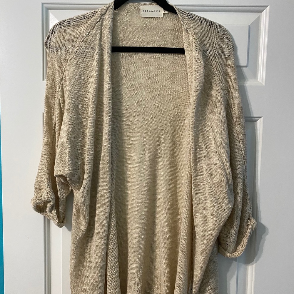 Cream cardigan
